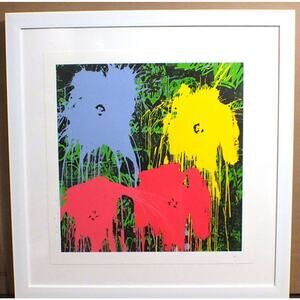 handsigned original screen print by Mr. Brainwash